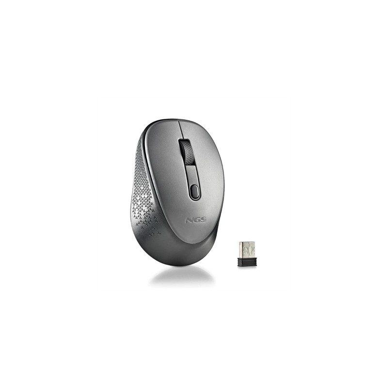 Ngs raton inalambrico ngs dewwhite gris