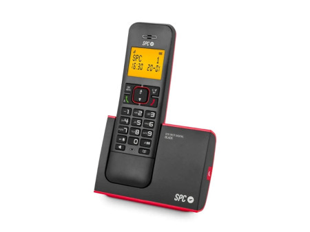 Telefono fijo inalambrico spc dect blade rojo
