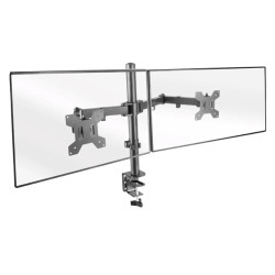 Soporte mesa mars gaming vesa hasta 32 pulgadas 100x100mm 2 brazos max 8kg - brazo