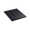 Bandeja fija 1u para rack phasak negro 1000mm - perforada phc 5210