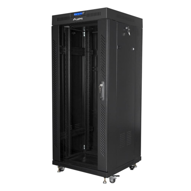 Armario lanberg 19 pulgadas 27u -  600x600 negro