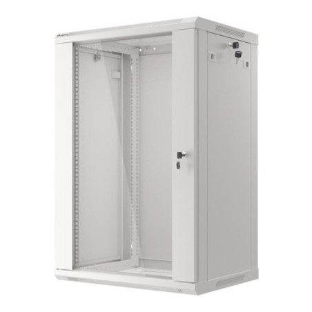 Armario lanberg 19 pulgadas 18u -  600x450 gris