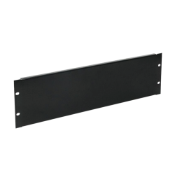 Panel frontal ciego para armario rack 19  pulgadasphasak 3u negro pho 5003