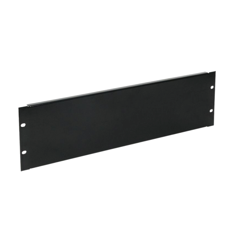Panel frontal ciego para armario rack 19  pulgadasphasak 3u negro pho 5003