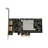 Tarjeta de red startech st2000spexi 2x rj45