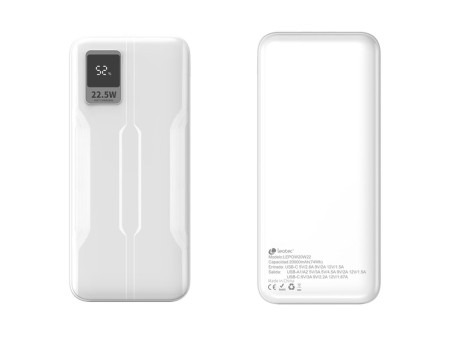 Powerbank leotec pd20w 20000mah blanco