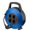 Regleta alargadera phasak 4 tomas schuko con proteccion enrollable 10 metros