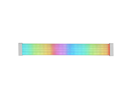 Extensor de cable argb mars gaming mca - 16 pin (8+8) silicona flexible