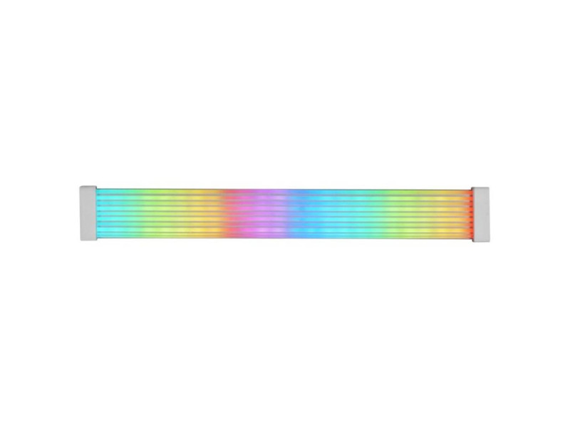 Extensor de cable argb mars gaming mca - 16 pin (8+8) silicona flexible