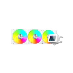 Kit refrigeracion liquida mars gaming mlvision360w argb 3x 120mm blanco