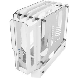 Caja ordenador mars gaming mcedgew atx cristal templado blanca