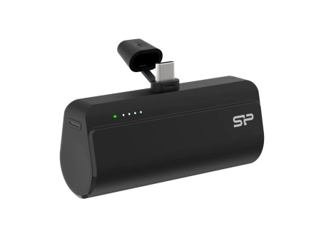 Powerbank silicon power qd50 5000mah usb tipo c negro