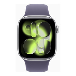 Smartwatch apple watch series 11 gps + cellular 42mm silver alluminium case purple mist sport loop m - l