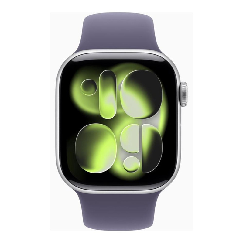 Smartwatch apple watch series 11 gps + cellular 42mm silver alluminium case purple mist sport loop m - l