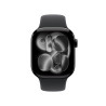 Smartwatch apple watch s11 gps + cellular 42mm black aluminium case black sport band m - l