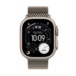 Smartwatch apple watch ultra 3 gps + cellular 49mm natural titanium case natural titanium milanese loop -  l