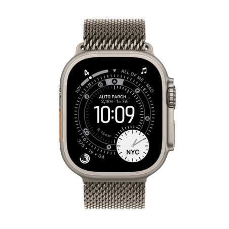 Smartwatch apple watch ultra 3 gps + cellular 49mm natural titanium case natural titanium milanese loop -  l