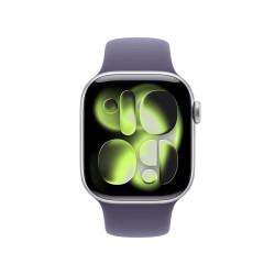 Smartwatch apple watch s11 gps + cellular 42mm silver aluminium case purple fog sport band s - m