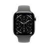 Smartwatch apple watch s11 gps + cellular 46mm natural titanium case stone grey sport band m - l