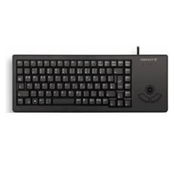 Teclado cherry xs trackball raton integrado compacto usb negro