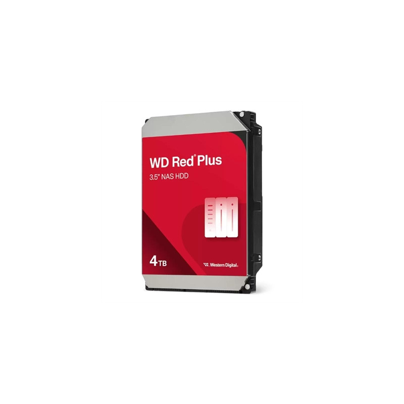 Disco duro interno hdd wd western digital nas red plus 4tb 3.5 pulgadas sata 6gb - s 256mb