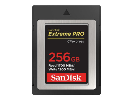 Tarjeta memoria flash sandisk extreme pro cfexpress 256gb