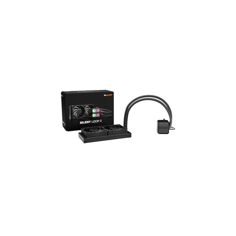 Kit refrigeracion liquida be quiet! silent loop 3 2x 120mm negro