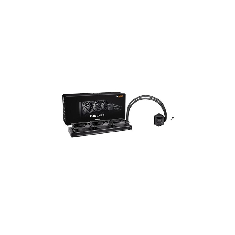 Kit refrigeracion liquida be quiet! pure loop 3 3x 120mm negro