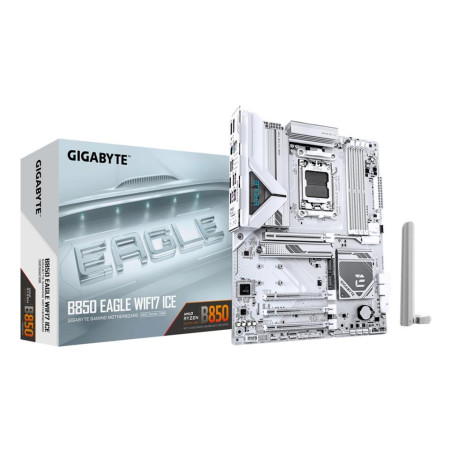 Placa base gigabyte b850 eagle wifi7 ice atx -  4x ddr5