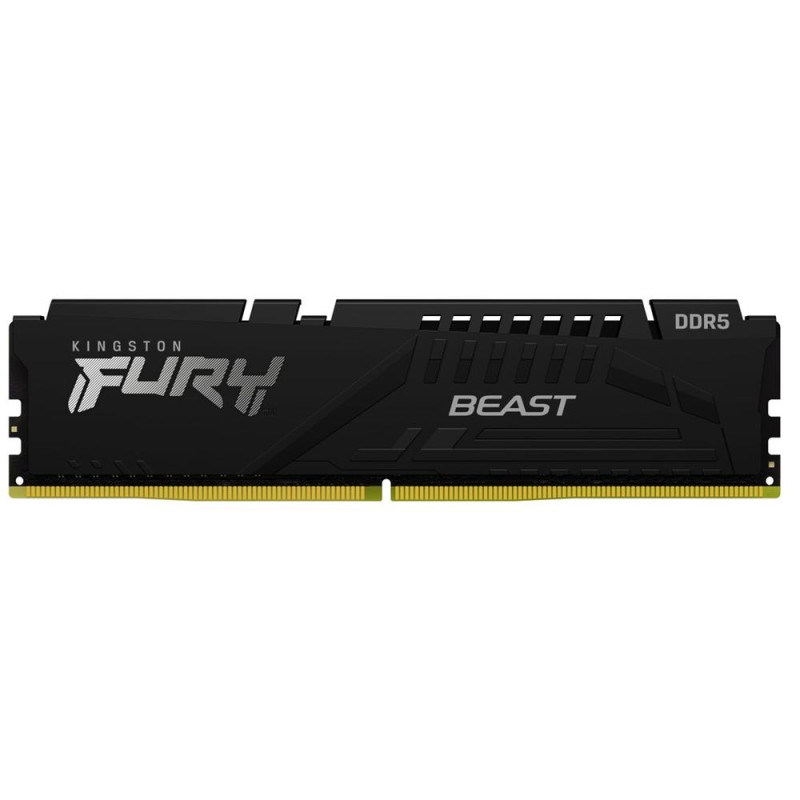 Memoria ram ddr5 16gb kingston - 6000mt - s - fury beast - cl30 - negro