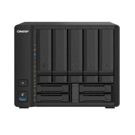 Servidor nas qnap ts - 932px - 4g 9 bahias 4gb gigabit ethernet