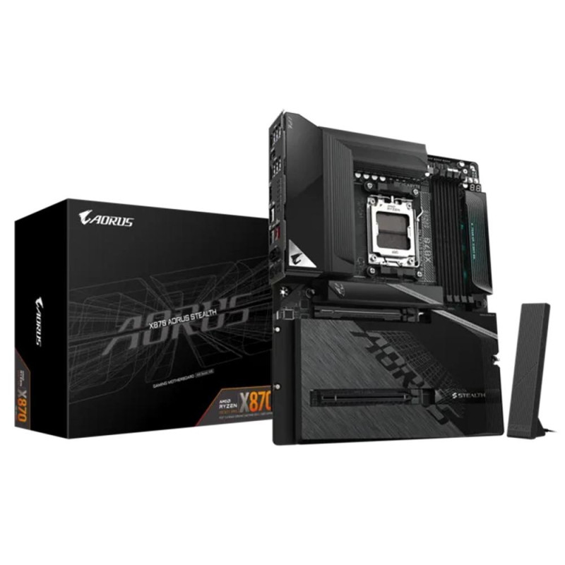 Placa base gigabyte x870 aorus tealth am5 atx -  4x drr5 -  2x sata3