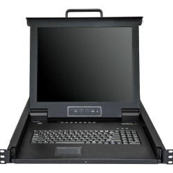 Consola kvm startech de montaje en rack de servidores 17 pulgadas