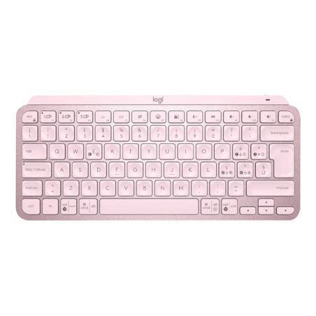 Teclado logitech mx keys mini rosa wireless inalambrico bateria