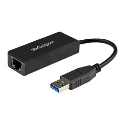 Adaptador usb tipo a a rj45 startech macho - hembra -  negro