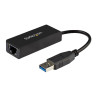 Adaptador usb tipo a a rj45 startech macho - hembra -  negro