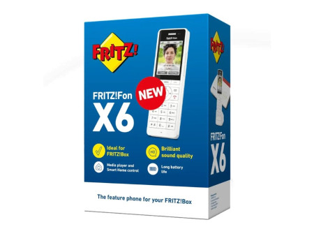 Telefono fijo inalambrico fritz! fon x6 blanco