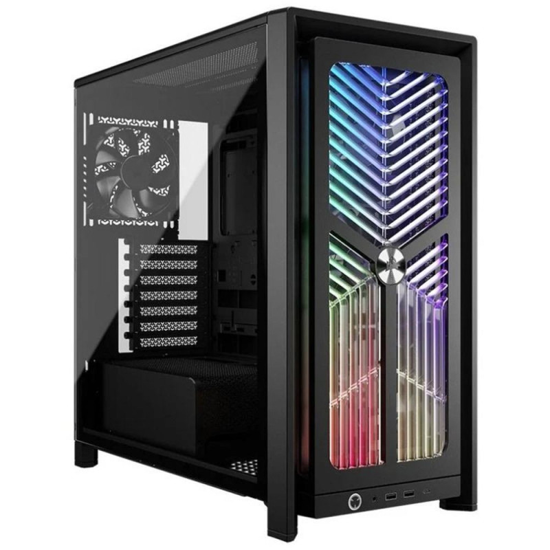 Caja ordenador gaming corsair frame 4000x rs atx cristal templado negra