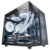 Caja ordenador mars gaming mcnovam matx cristal templado negra