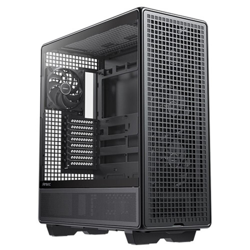 Caja ordenador gaming antec 900 atx cristal templado negra