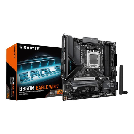 Placa base gigabyte b850m eagle wifi7 am5 matx -  4x ddr5