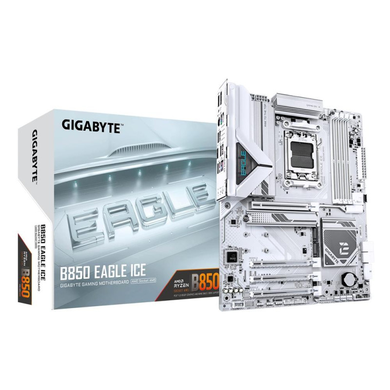 Placa gigabyte b850 eagle ice am5 atx -  4x ddr5