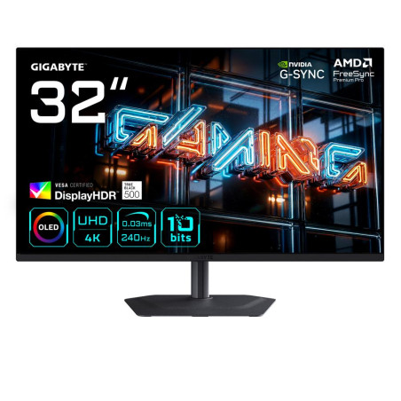 Monitor gaming gigabyte mo32u24 31.5 pulgadas 4k uhd 240hz
