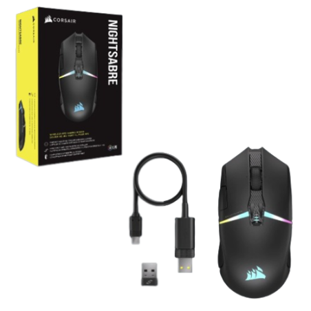 Raton inalambrico gaming corsair ch - 931b011 - eu negro