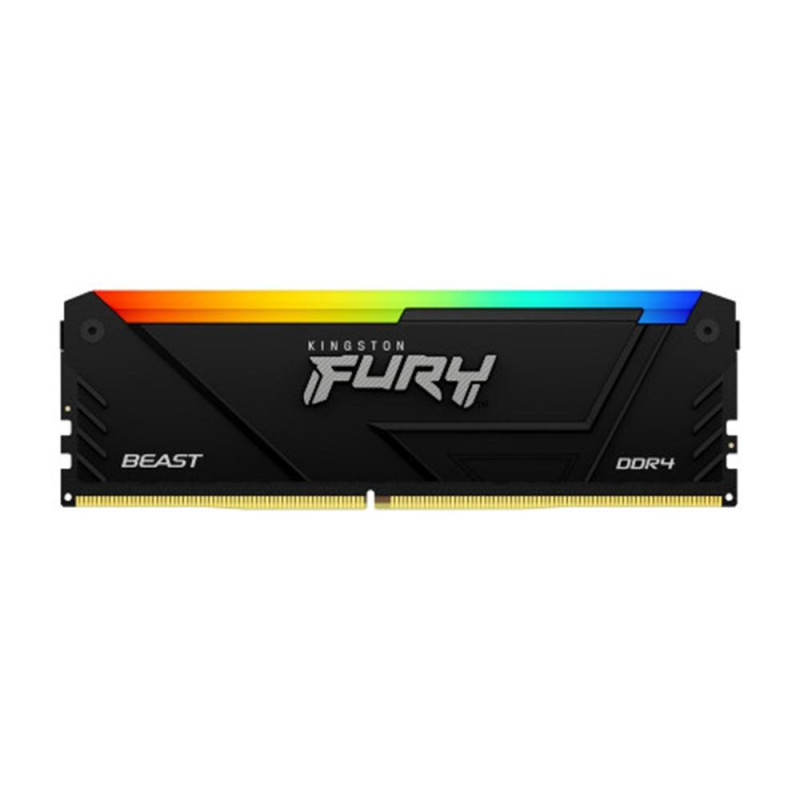 Memoria ram ddr4 8gb kingston - 3600mt - s - fury beast rgb - cl17