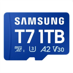 Tarjeta memoria micro sd samsung 1tb sdxc t7 clase10 u3 v30 a2