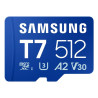 Tarjeta memoria micro sd samsung 512gb sdxc t7 clase10 u3 v30 a2