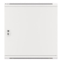 Armario lanberg mural 19 pulgadas 12u -  600x450 para automontaje con puerta metalica gris