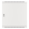 Armario lanberg mural 19 pulgadas 12u -  600x450 para automontaje con puerta metalica gris