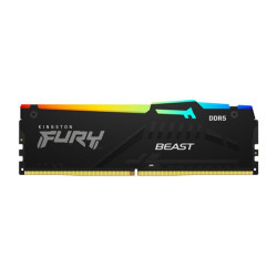 Memoria ram ddr5 32gb kingston - 6000mt - s - pc5 - 48000 - fury beast rgb - cl36 - 1.35v